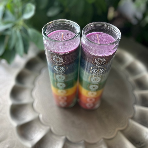 2 Chakras Pillar Candles - Picture 3 of 3